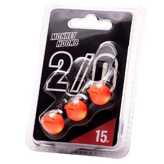 Monkey Lures Monkey Hooks Orange 3st. 2/0 5 gr