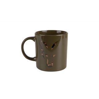 Fox Green & Camo Head Ceramic Mug