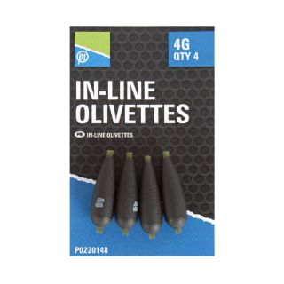 Preston Inline Olivettes 1.25gr