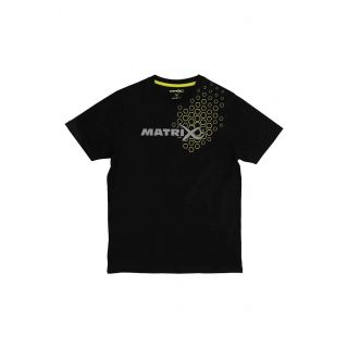 Fox Matrix Hex Print T-Shirt Black Small