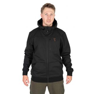 Fox Collection Soft Shell Jacket Black & Orange XXX-Large