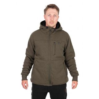 Fox Collection Sherpa Jacket Green & Black XX-Large