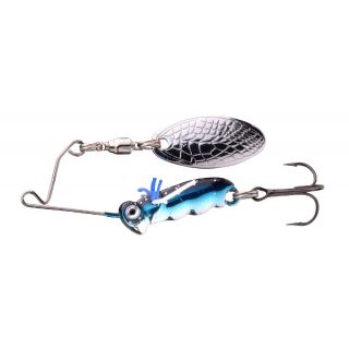 Spro Larva Spinnerbait 4cm 7gr Chrome Blue