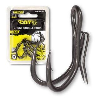Black Cat Ghost Double Hook DG Coating 5st. 3/0
