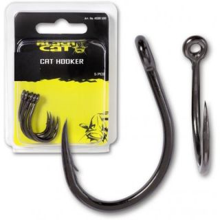 Black Cat Cat Hooker DG Coating 5st. Size 1/0