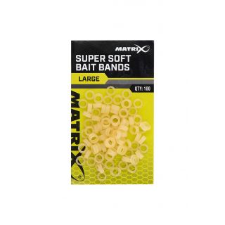 Matrix Super Soft Bait Bands Large 100st.