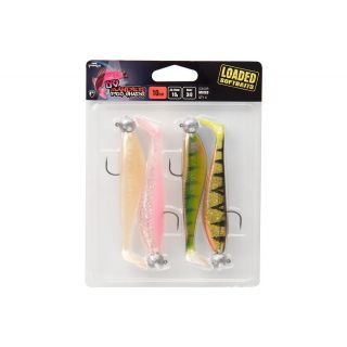 Fox Rage Uv Zander Pro Loaded Shads 10 cm 10 gr 3/0