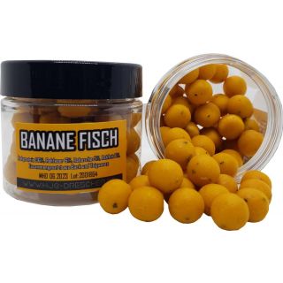 HJG Drescher Feeder Boilies 10 mm 30 gr Banane Fisch