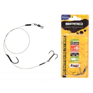 Spro Hd Baitfish Rig 1X Treble 1X Single Hook 12Kg 30cm 1x Treble Size 6 + Singlehook