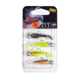 Fox Rage Micro Spikey Fry UV Colours 4cm Loaded 3gr. 4st.