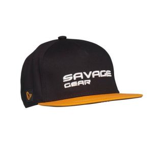 Savage Gear Flat Peak 3D Logo Cap Black Ink