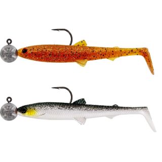 Westin BullTeez 9,5 cm Rigged with 7 gr 4/0 Jig 2st. Clear Water Mix 6