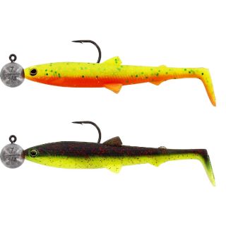 Westin BullTeez 9,5 cm Rigged with 7 gr 4/0 Jig 2st. Dark Water Mix 6