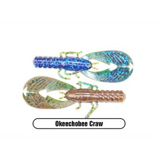 X Zone Muscle Back Finesse Craw 3,25inch 8,25 cm 8st. Okeechobee Craw