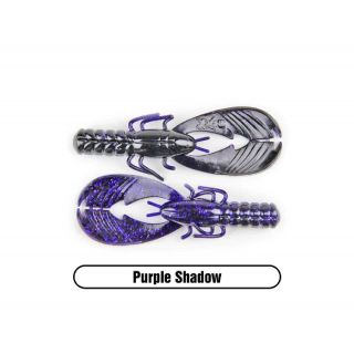 X Zone Muscle Back Finesse Craw 3,25inch 8,25 cm 8st. Purple Shadow