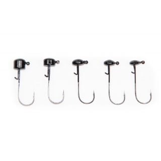 X Zone Ned Rig Head Black 2/0 2,65 gr 5st.