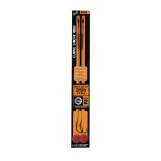 Fox Edges Curve Short Camotex Semi Stiff Rig 2st. Size 2 - 35 lb