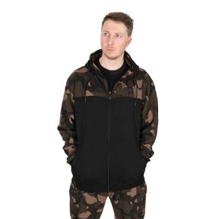 Fox LW Black / Camo Split Zip Hoody Small