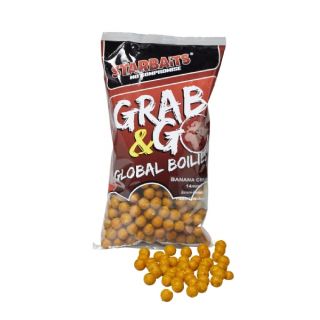 Starbaits Grab & Go Global Boilies 20mm 1Kg Banana Cream