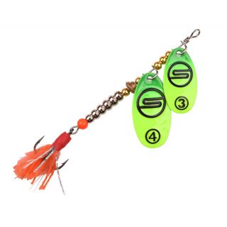 Spro Splash Tandem Spinner Size 3 & 4 9gr Firetiger
