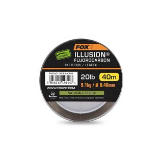Fox Edges Illusion Naturals Green Fluorocarbon 40m/ 0.40mm / 20lb