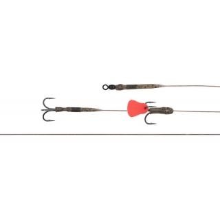 Fox Rage Predator Twin Treble Trace 52cm / 40lb Size 4 Barbed