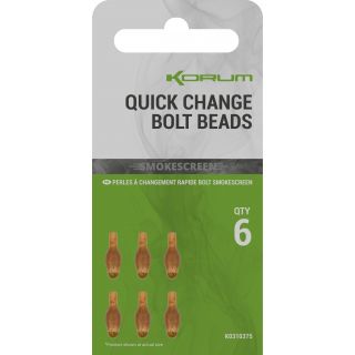 Korum Smokescreen Quick Change Bolt Beads