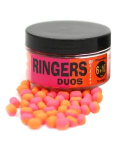 Ringers Duo Pink Orange Wafters 6 & 10mm