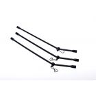 Fish Hoekafhouder Classic gebogen 3 pcs 10 cm