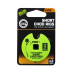 Fox Edge Armapoint Stiff Rig Beaked Chod Rigs Short 3St. 30LB Size 4