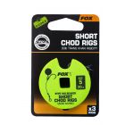 Fox Edge Armapoint Stiff Rig Beaked Chod Rigs Short 3St. 30LB Size 5