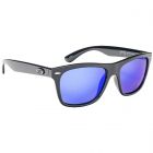 Strike King Plus Cash Shiny Black Frame White Blue Mirror Gray Base Lens