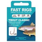 Spro C-Tec Fast Rigs Trout Classic 75cm Size 4 0,25mm