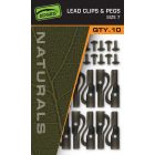 Fox Naturals Size 7 Lead Clips & Pegs