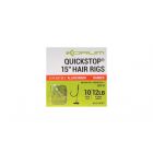 Korum Big Fish 10Cm Quickstops Hair Rigs Barbed 8st.  Size 10