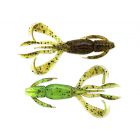 Keitech Crazy Flapper 2,8 inch 7cm 8St. Green Pumpkin / Chartreuse