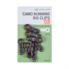 Korum Camo Running Rig Clips 8st. X-Large