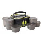 Fox Matrix Mini Bait Bag (Inc. 2x Large Pots 4x Small Pots)