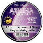 Ashima Gangster 8 Braid Sinking Brown 600 m 20 lbs