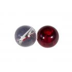 Fox Rage Strike Point 6mm Clear And Red Glass Beads 10st.