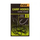Fox Carp Hooks Curve Shank 10st. Size 2