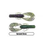 X Zone Muscle Back Finesse Craw 3,25inch 8,25 cm 8st. Sprayed Grass