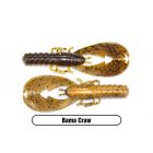 X Zone Muscle Back Finesse Craw 3,25inch 8,25 cm 8st. Bama Craw
