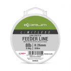 Korum Limitless Low Stretch Feeder Line 0.26mm 300m
