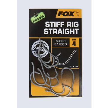 Fox Edges Armapoint Stiff Rig Straight Size 5 10St.