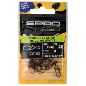 Spro Mb Snagless + Rolling Swivel 00+12 - 1