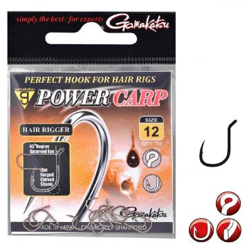 Gamakatsu Power Carp Hair Rigger 10