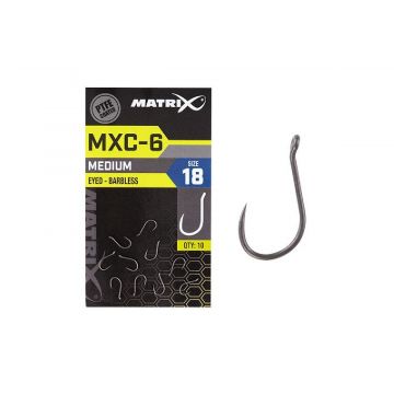 Fox Matrix Mxc-6 Barbless Eyed 10St. Size 16