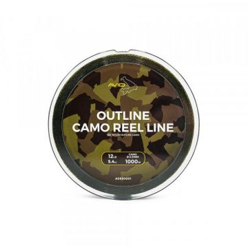 Avid Carp 1.000M Outline Camo Reel Line 0.31 mm