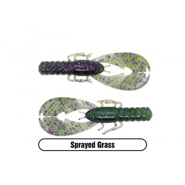 X Zone Muscle Back Finesse Craw 3,25inch 8,25 cm 8st. Sprayed Grass